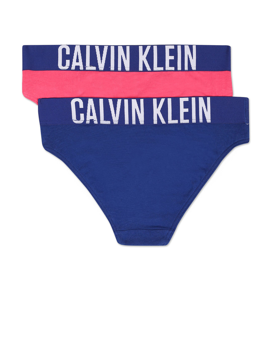 Buy Calvin Klein Underwear Contrast Waist Bikini Panties - Pack Of 2 -  NNNOW.com