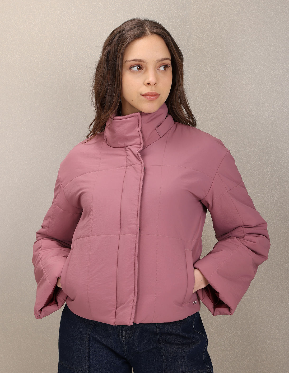 Buy U.S. Polo Assn. Women Detachable Hooded Padded Jacket - NNNOW.com