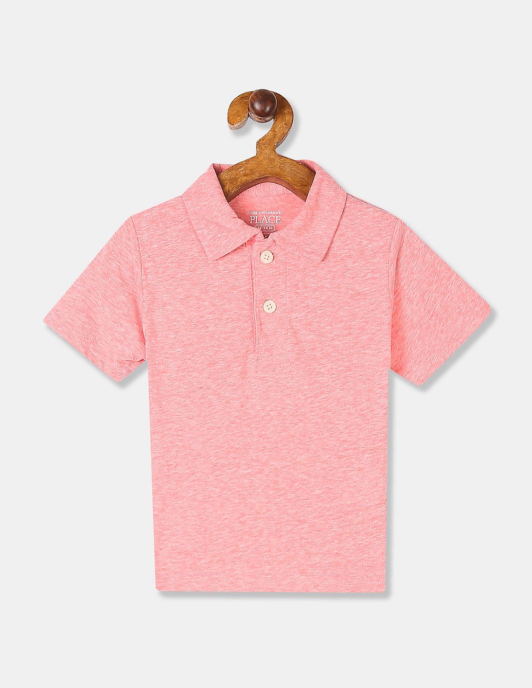 Childrens pink polo clearance shirts