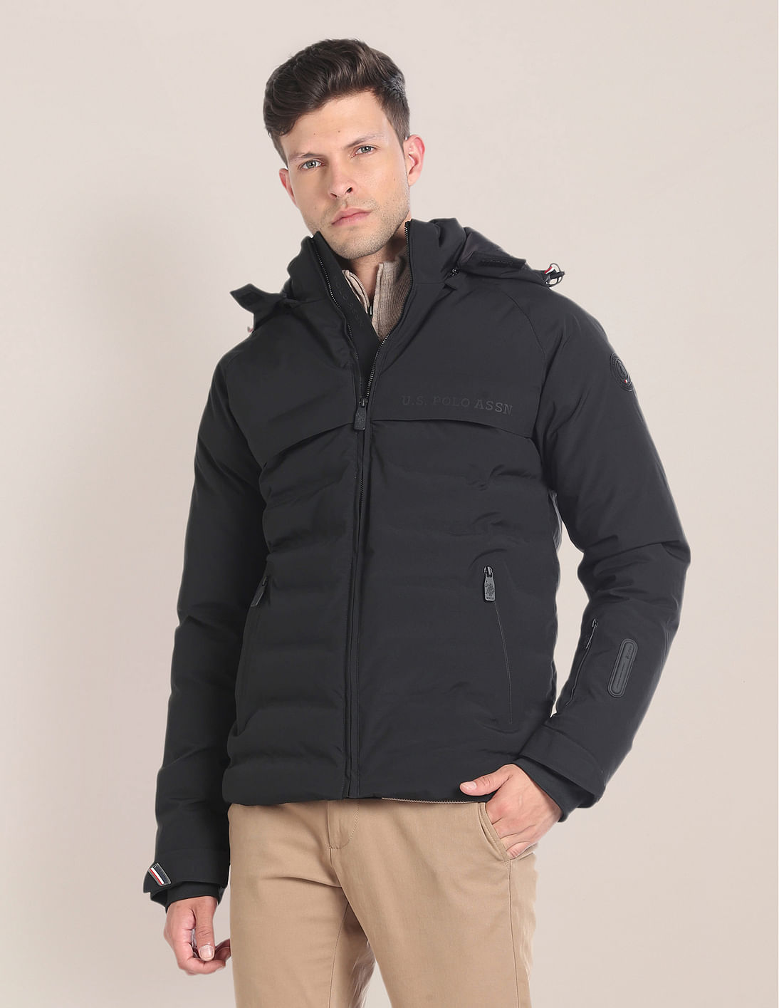 Buy U.S. Polo Assn. Hooded Puffer Jacket - NNNOW.com