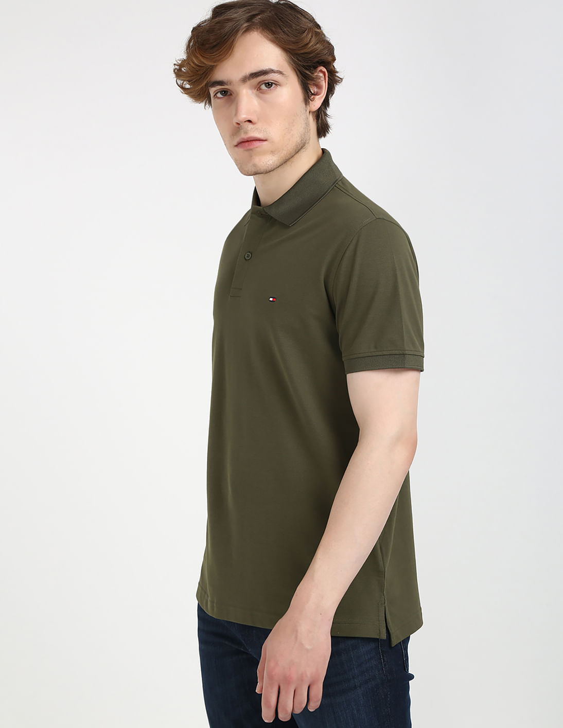 Buy Tommy Hilfiger Performance Pique Regular Fit Polo Shirt Buy Tommy Hilfiger Performance Pique Regular Fit Polo Shirt