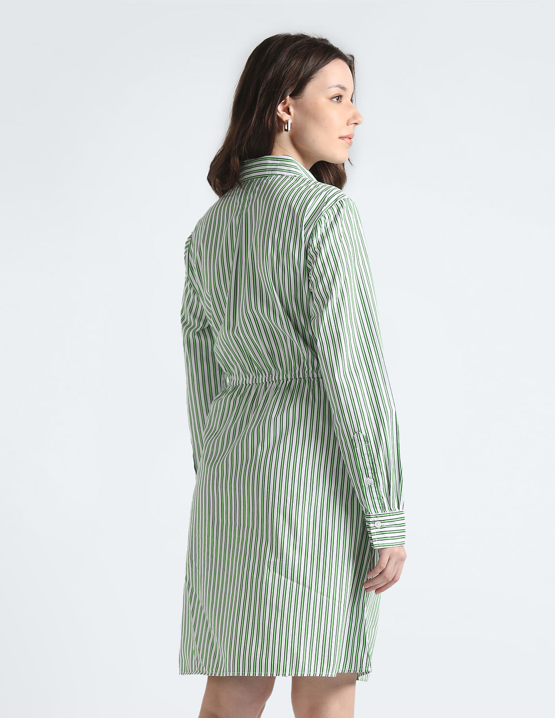 Buy Tommy Hilfiger Vertical Stripe Midi Shirt Dress - NNNOW.com