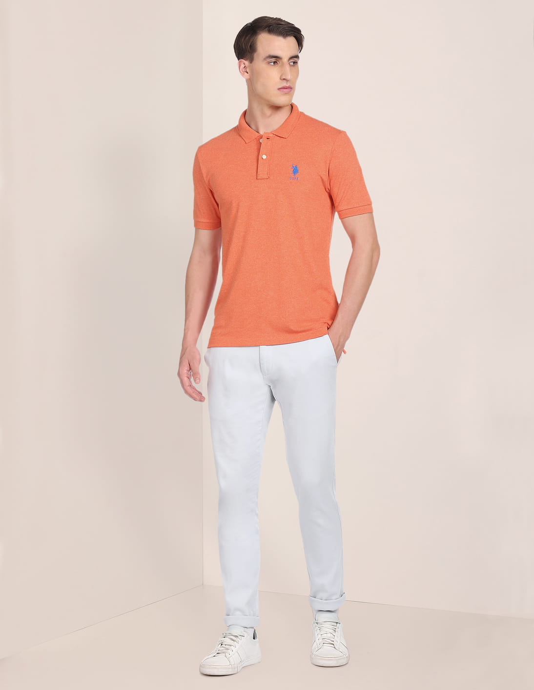 Buy U.S. Polo Assn. Solid Pique Knit Polo Shirt - NNNOW.com