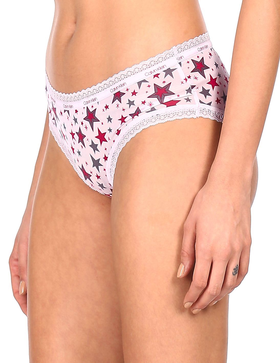 Buy Calvin Klein Underwear Women Pink Elasticized Waist Star
