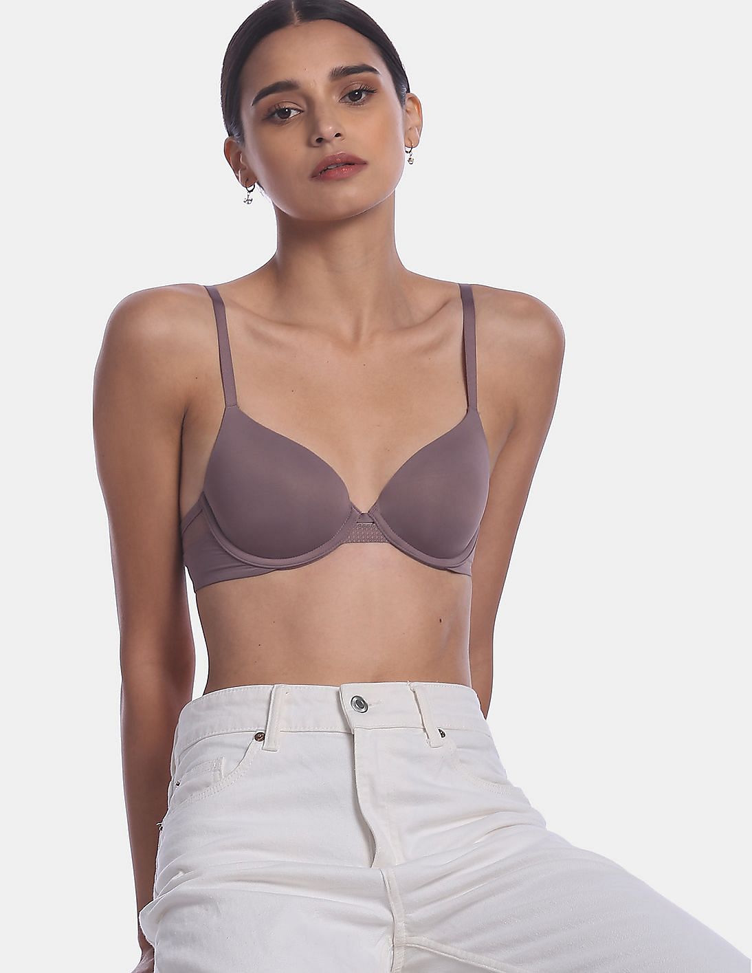 Buy Calvin Klein Underwear Women Mauve Infinite Flex Lightly Lined
