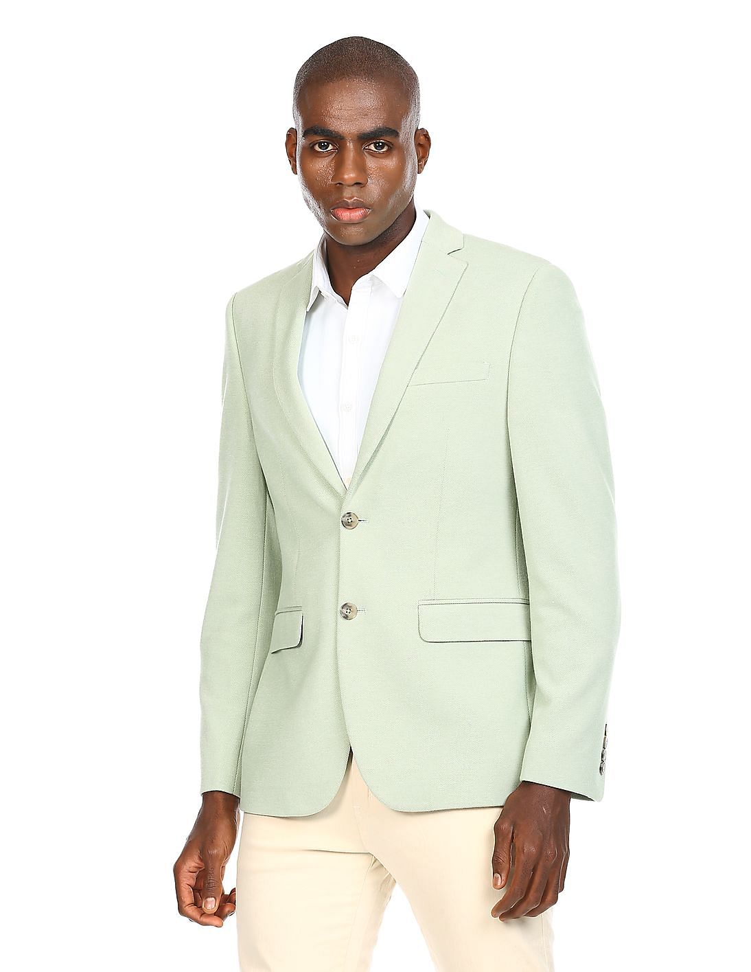 light green sport coat