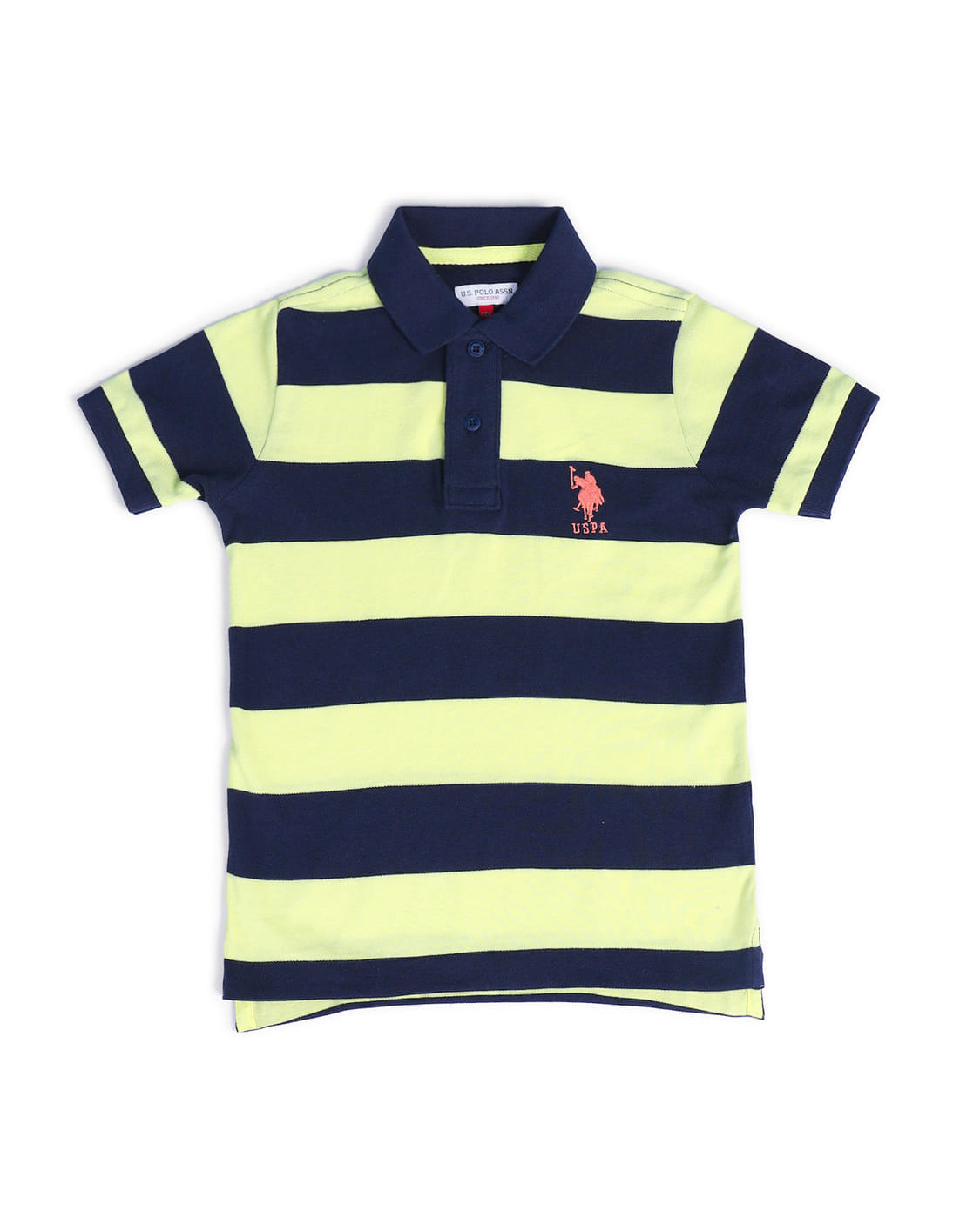 Buy U.S. Polo Assn. Kids Boys Horizontal Stripes Polo Shirt