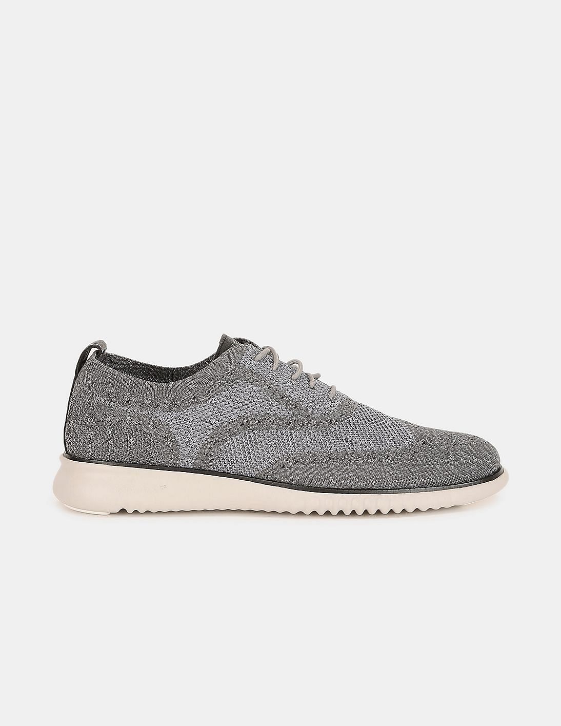 Buy Cole Haan Men Grey 2.ZERØGRAND Stitchlite™ Oxford Sneakers - NNNOW.com