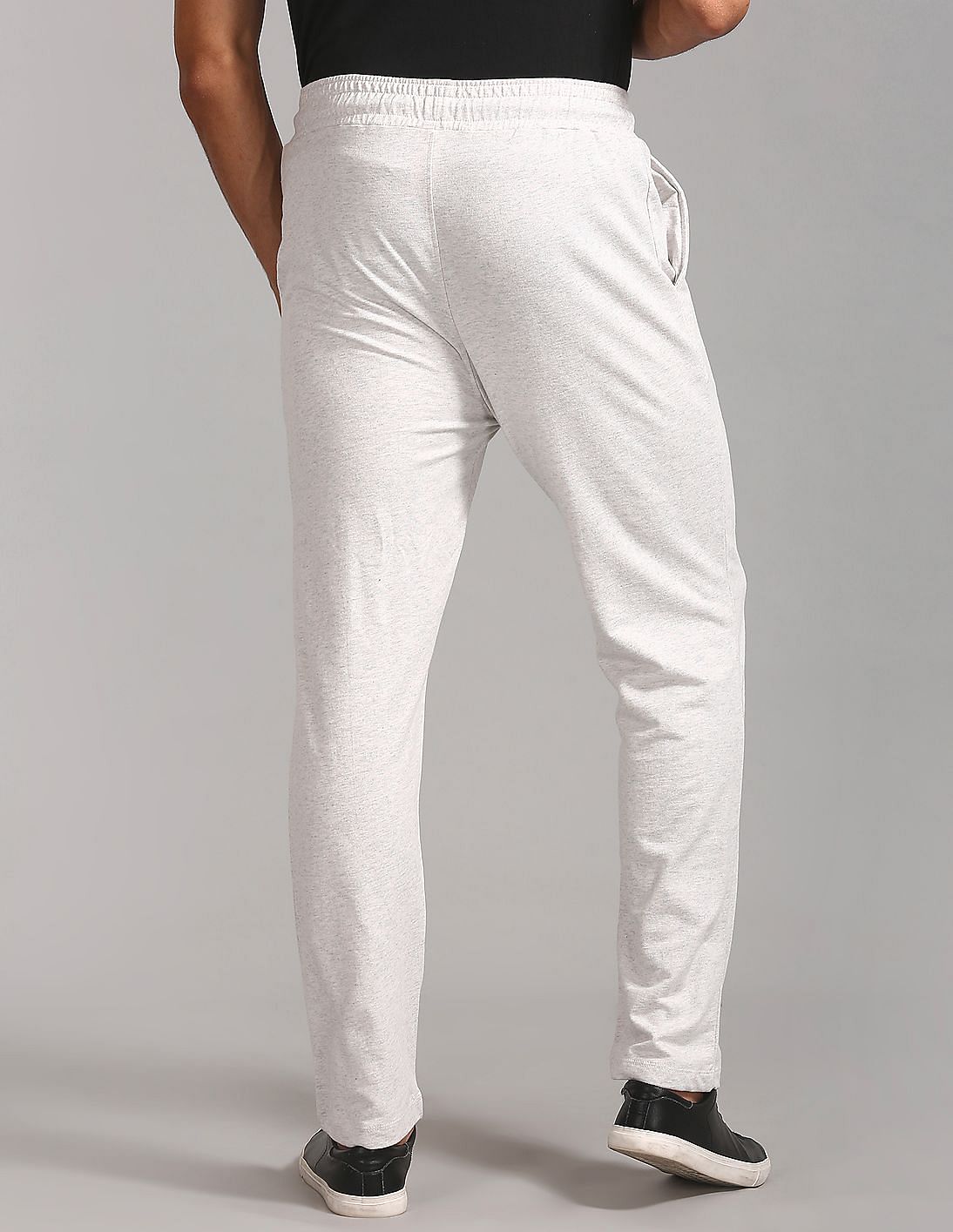 Buy GAP Men Grey Elasticized Waist Logo Track Pants - NNNOW.com