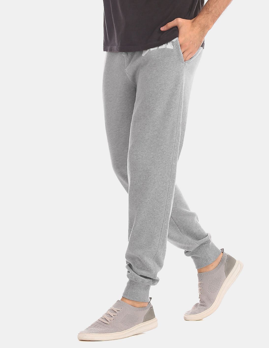 gap logo fleece pants