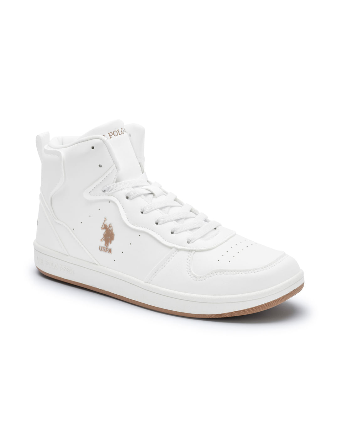 Buy U.S. Polo Assn. Men High Top Colour Block Rowan Sneakers