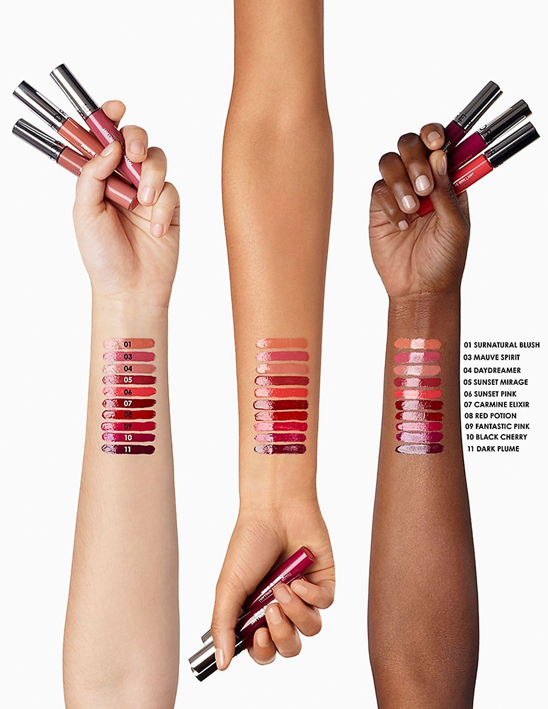 cream lip shine sephora swatches