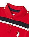 U.S. Polo Assn. Kids Horizontal Stripe Pique Polo Shirt