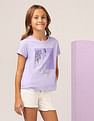 U.S. Polo Assn. Kids Girls Sequins Detailed Relaxed Fit T-Shirt