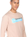 Flying Machine Crew Neck Typographic Print Sweatshirt
