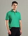 Tommy Hilfiger Solid Regular-Fit Cotton Polo T-Shirt