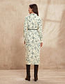 U.S. Polo Assn. Women Abstract Printed Midi Shirt Dress