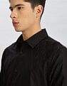 Calvin Klein Jeans Logo Slim Fit Jaquard Woven Shirt