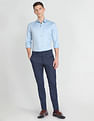 Arrow Patterned Dobby Slim Formal Shirt