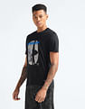 Flying Machine Graphic Print Cotton T-Shirt
