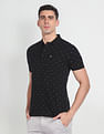 Arrow Sports Brand Print Cotton Polo Shirt