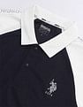USPA Active Colourblocked Slim Fit Polo Shirt