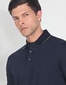 Arrow Tipped Jacquard Polo Shirt