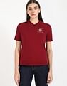Tommy Hilfiger Embroidered Logo Regular-Fit Cotton Polo T-Shirt