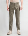 Arrow Sport Slim Fit Solid Trousers