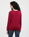 Tommy Hilfiger Boat Neck Tonal Cotton Sweatshirt