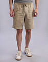 Tommy Hilfiger Relaxed Fit Solid Mid Rise Shorts