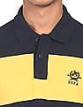 U.S. Polo Assn. Cotton Colour Block Polo Shirt
