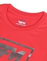 Flying Machine Long Sleeve Brand Print Cotton T-Shirt