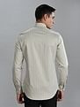 Tommy Hilfiger Striped Regular Fit Plain Woven Shirt