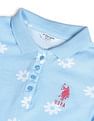 U.S. Polo Assn. Kids Girls Floral A-line Dress