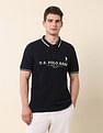 U.S. Polo Assn. Brand Embroidered Gold Cup Polo Shirt