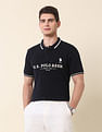 U.S. Polo Assn. Brand Embroidered Gold Cup Polo Shirt