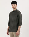 Tommy Hilfiger Heather Horizontal Striped Slim Fit Shirt