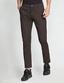 Flying Machine Twill Geometric Print Trousers