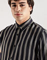 Calvin Klein Jeans Vertical Stripes Slim Fit Woven Shirt