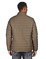 Flying Machine Detachable Hood Quilted Jacket