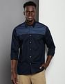 Tommy Hilfiger Colour Block Sateen Shirt