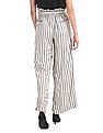 U.S. Polo Assn. Women Regular Fit Striped Trousers
