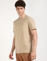 Tommy Hilfiger Solid Regular-Fit Cotton T-Shirt