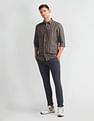 Arrow Sports Linen Blend Slim Fit Shirt