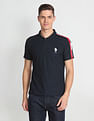 USPA Active Solid Brand Tape Polo Shirt
