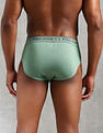 U.S. Polo Assn. Solid Low Rise OEB15 Briefs - Pack Of 3
