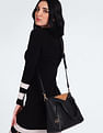 U.S. Polo Assn. Women Contrast Panel Structured Handbag