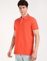 Tommy Hilfiger Solid Slim-Fit Cotton Polo Shirt