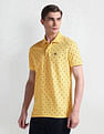 Arrow Sports Geometric Print Regular Polo Shirt